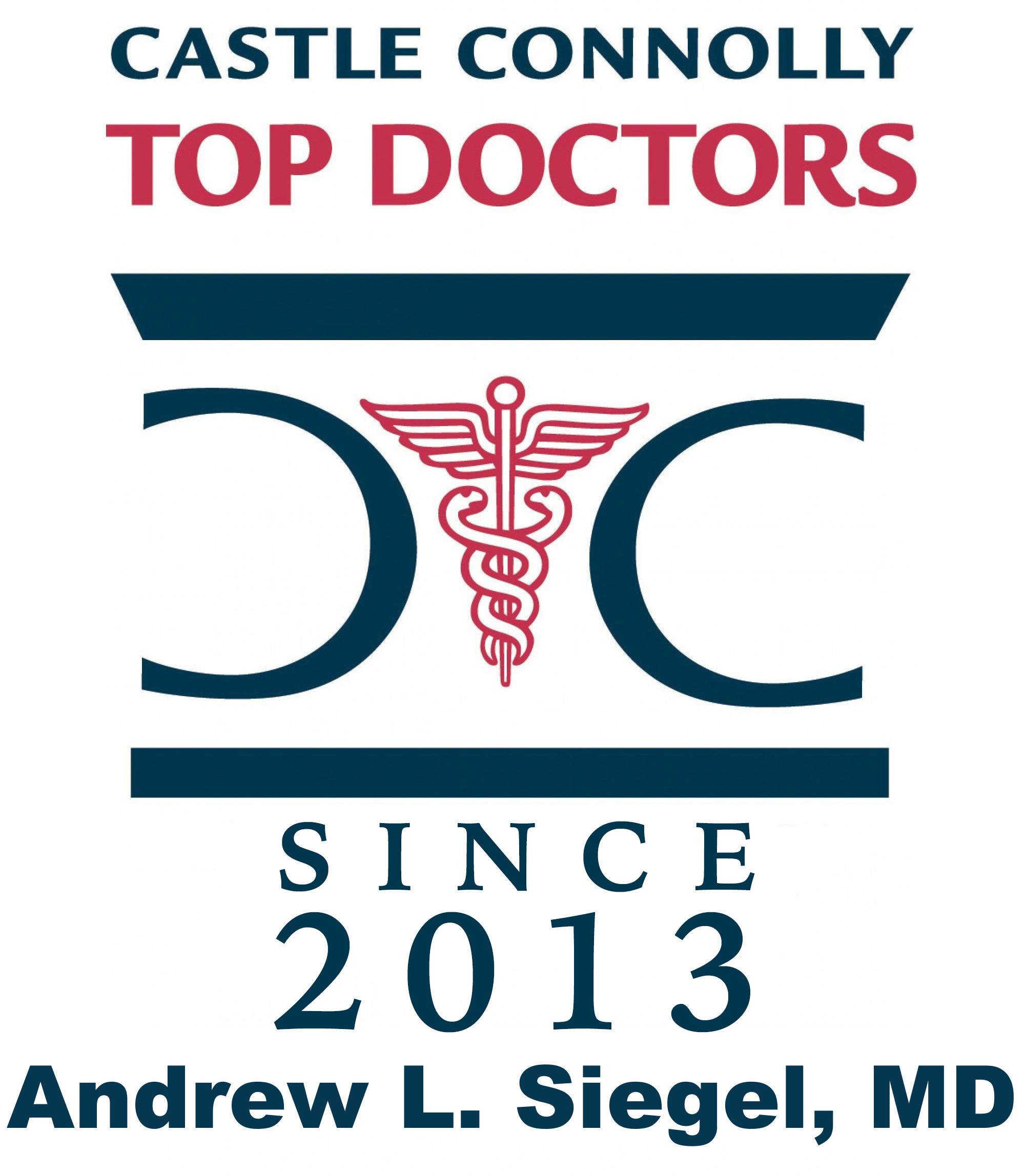 Dr. Andrew Siegel - Top Doctors Logo Since 2013